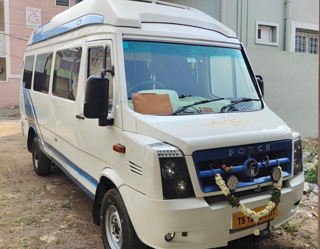 tempo traveller 17 seater on rent in hyderabad