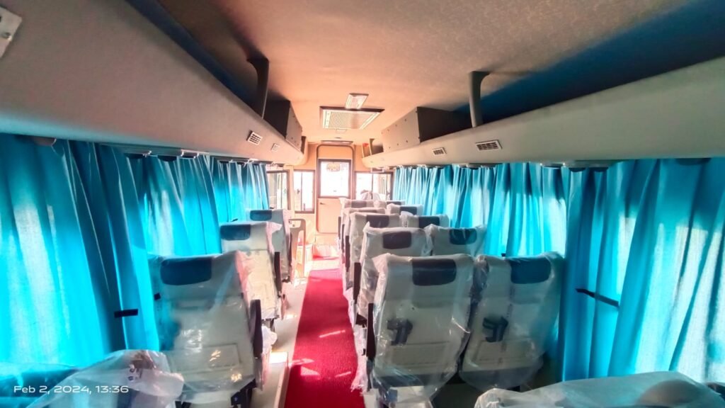 executive coach mini bus rent in hyderabad
